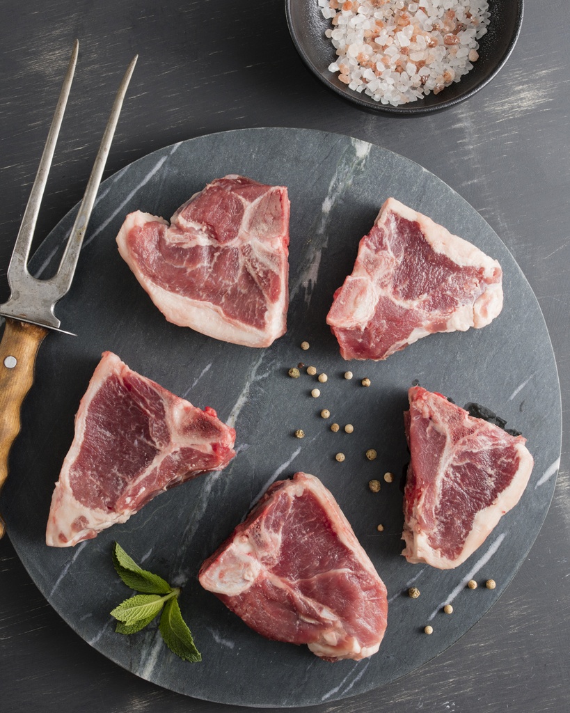 [1081] Côtelettes d'agneau de Kamouraska (Québec) (2 portions)