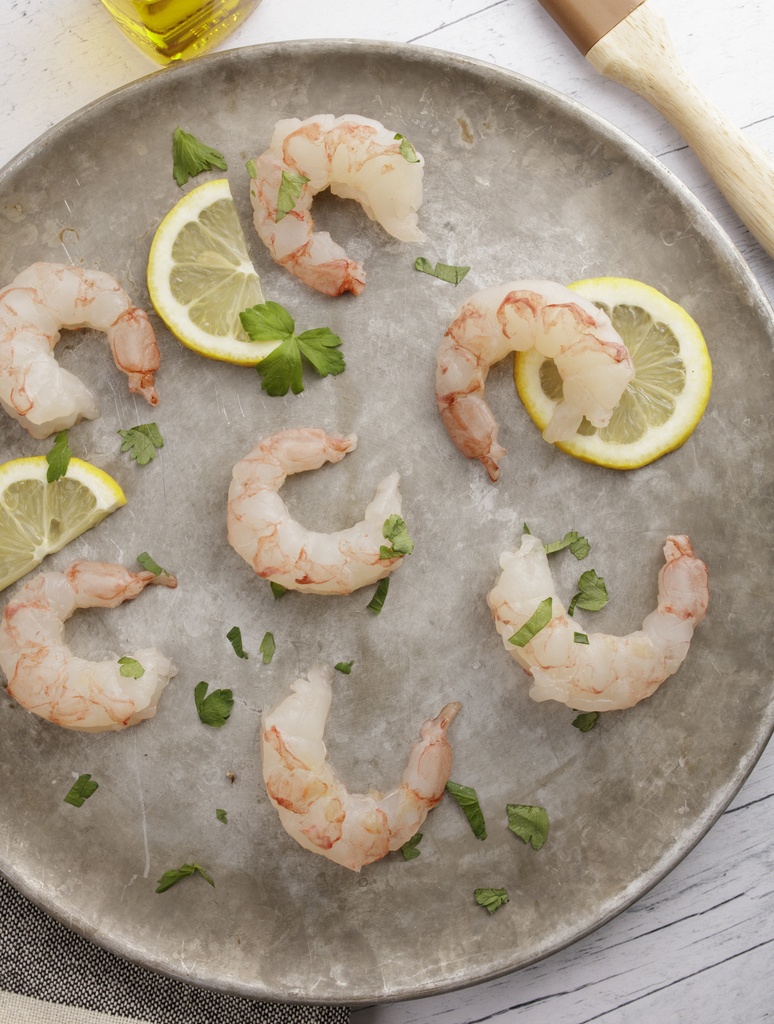[1127] Uncooked wild-caught pink shrimp U-15 (Argentina) (1 packet)