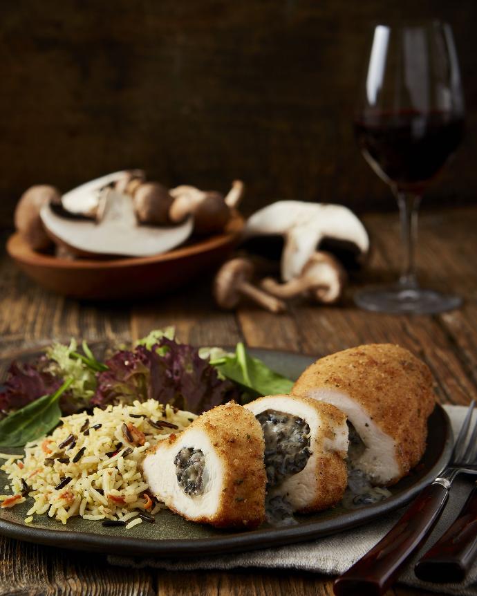 [1270] Stuffed chicken - Mushrooms (1 portion)
