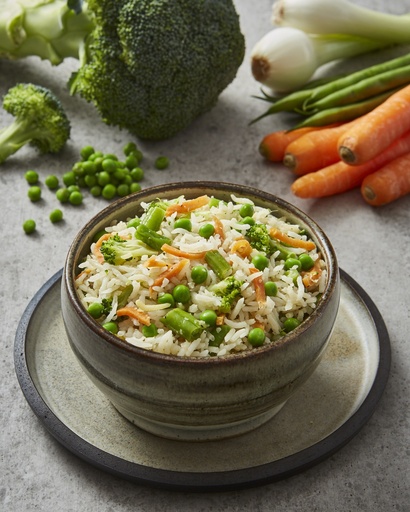 [466] Vegetables basmati rice (16 portions)