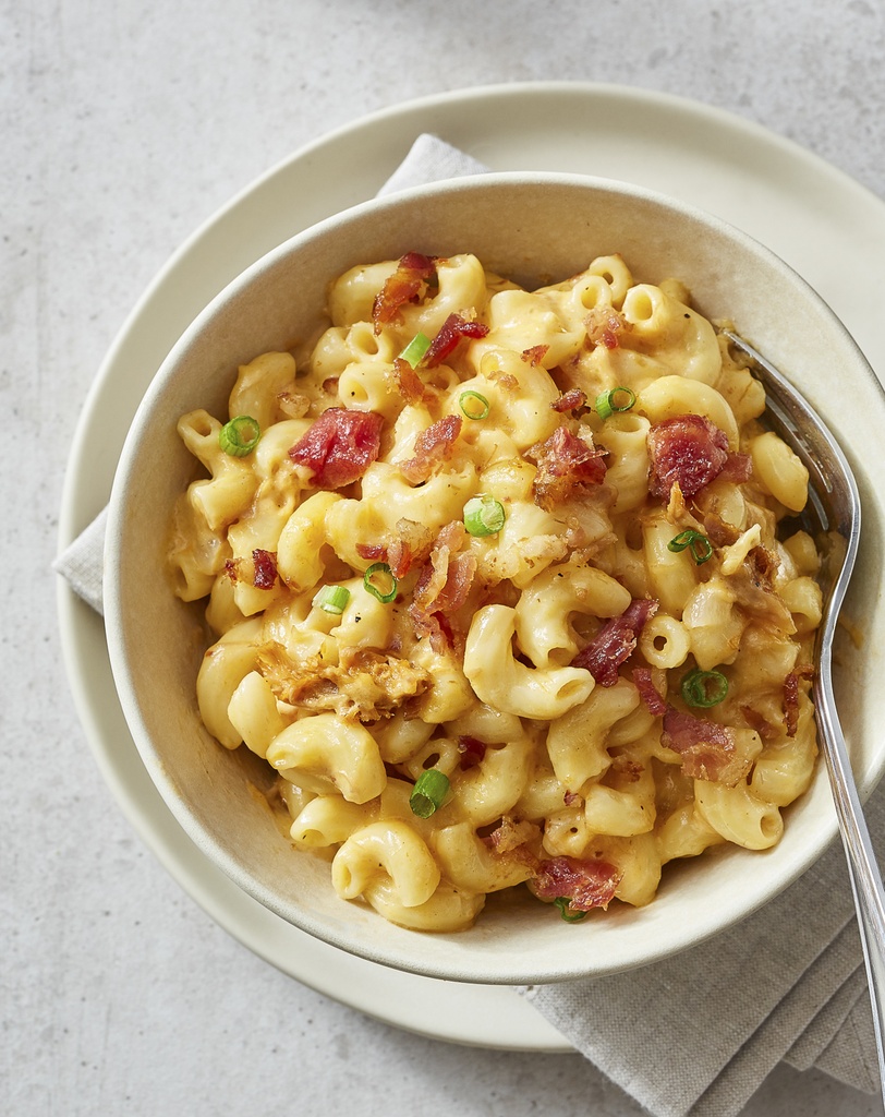Mac & cheese with Gaspor bacon