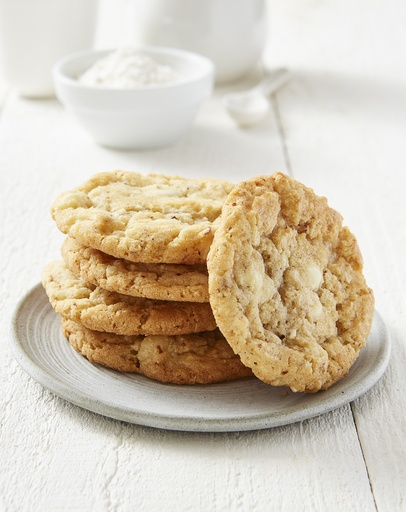 Biscuits chocolat blanc et noix de macadamia