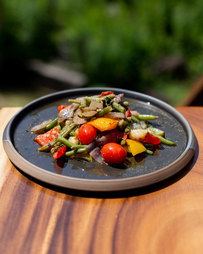 Grilled vegetables papillote