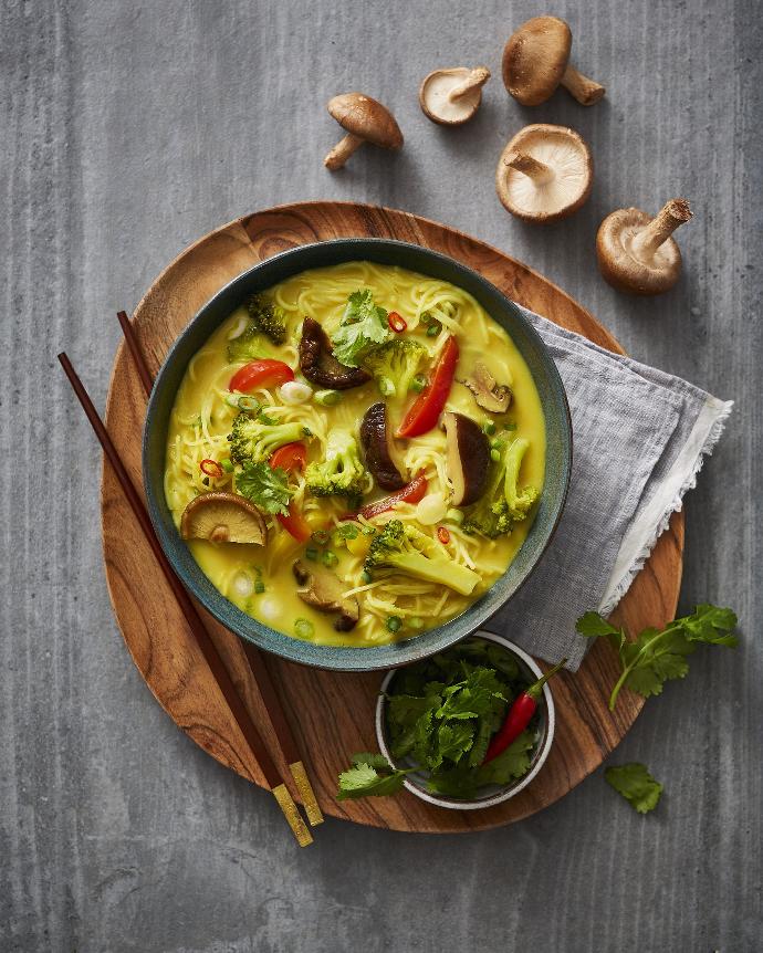 Soupe coco thaï (avec nouilles de riz)