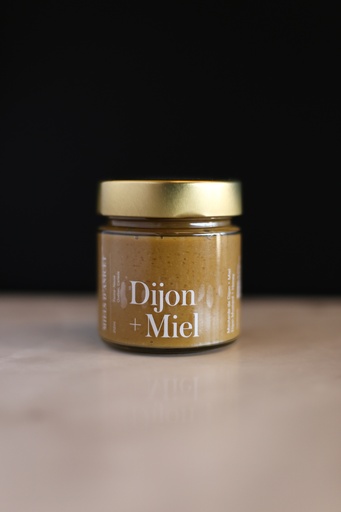 [676299121001] Moutarde Dijon &amp; miel (certifiée biologique) - miels d'Anicet