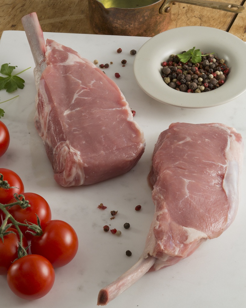 Milk veal rib